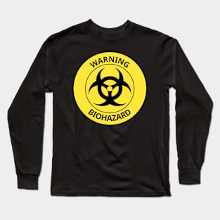 WARNING BIOHAZARD Long Sleeve T-Shirt